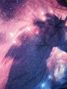 Galaxy Unicorn Comforter Duvet Cover Queen Size - 2 pillow case covers New